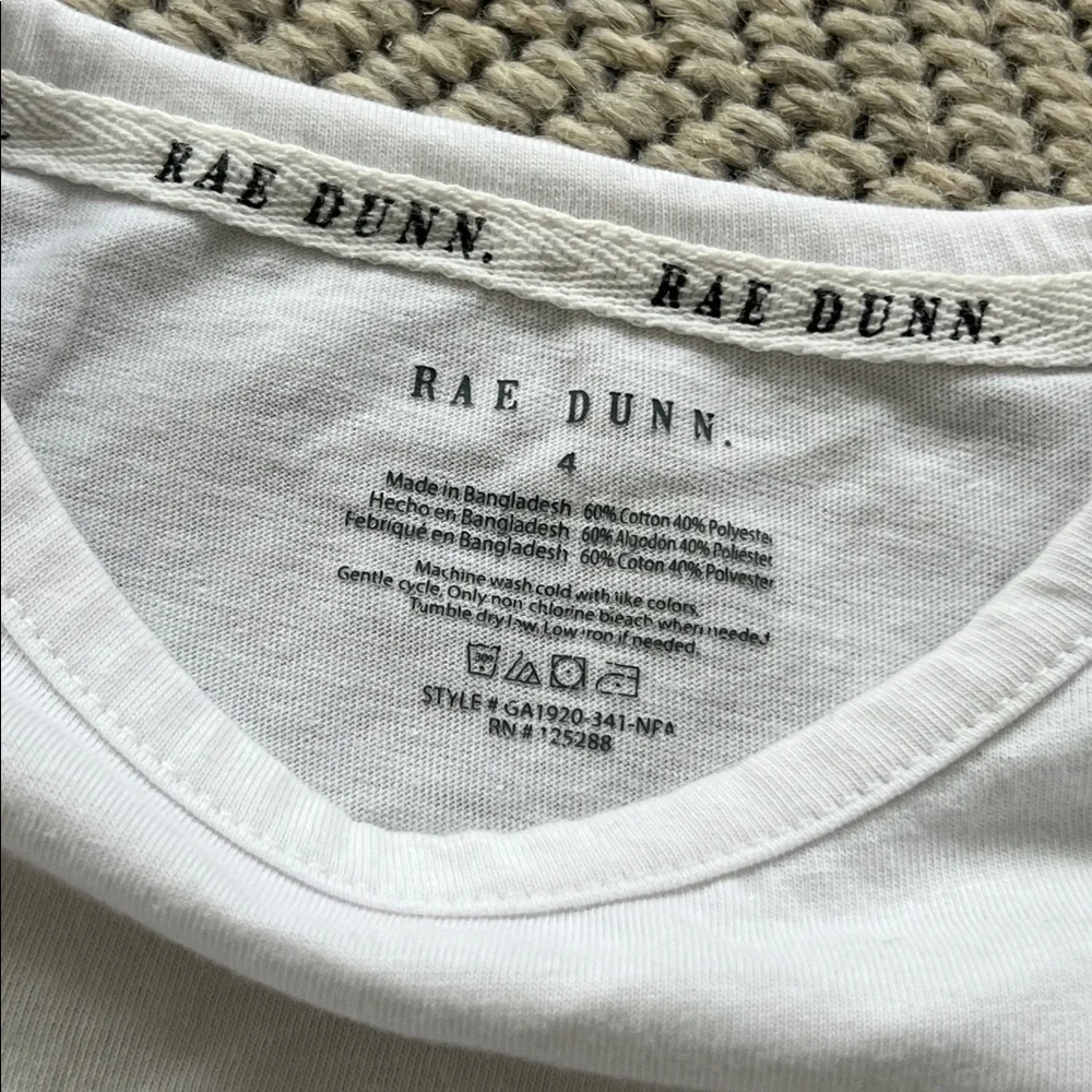 Rae Dunn White 'Mama's Girl' Ruffle Sleeve Tee